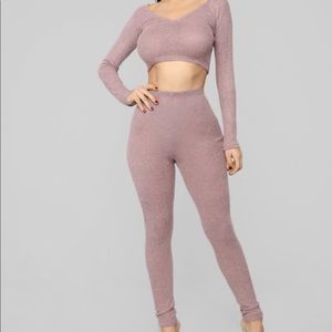 New with tags Fashion Nova Set (Pink)